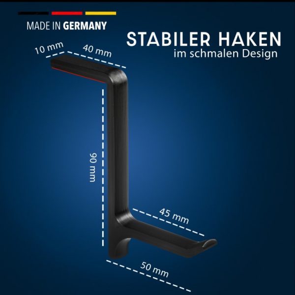 Headset Halter für Gaming Headset Kopfhörer zum kleben an den Bildschirm